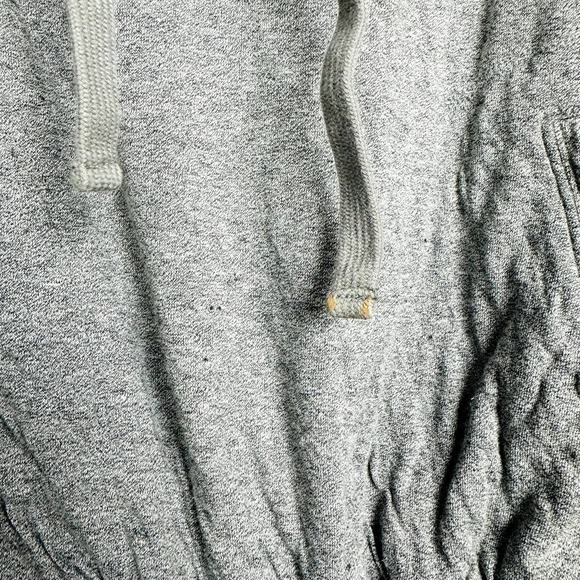 Free People Pre-Loved Kimmie Hoodie Drawstring Pullover Sweatshirt Gray Sz Small - Picture 4 of 11